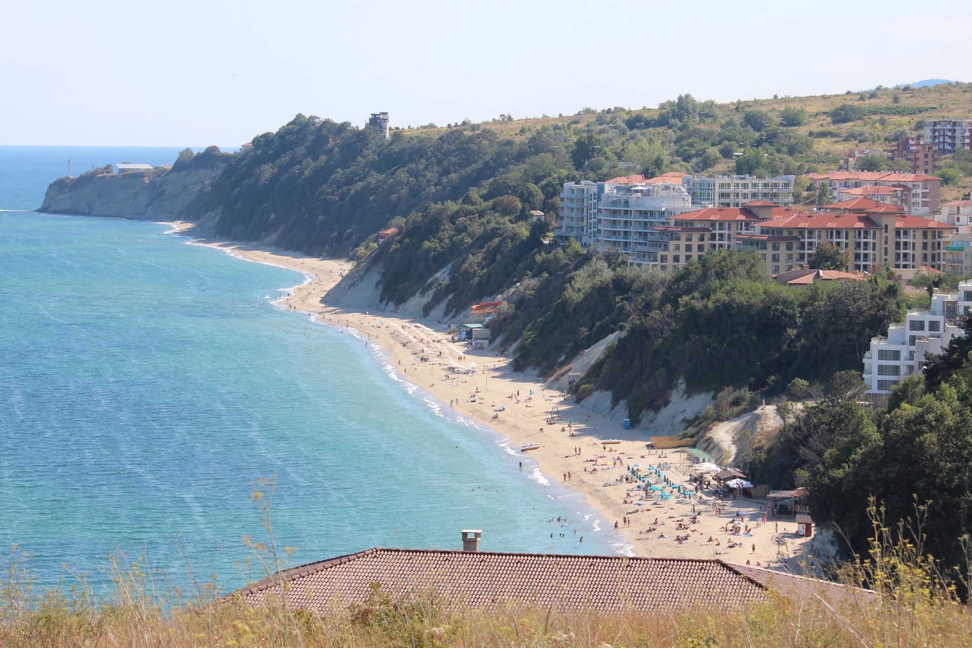 Sozopol, pláž Harmanite, Bulharsko - Krásné pláže